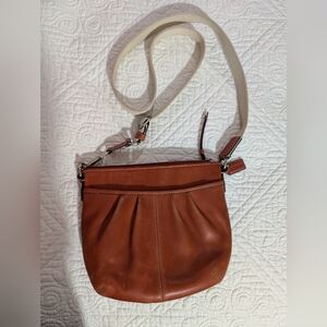 Coach Soho Pleated Leather Swingpack Crossbody Bag